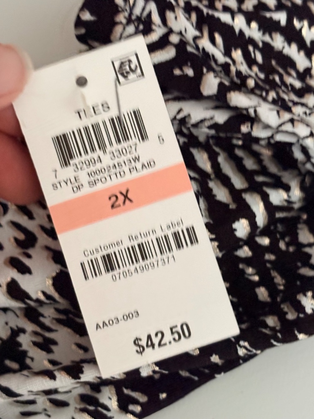 NEW JM Collection Plus Size Blouse - Picture 8 of 11